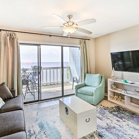 Waterfront Escape With Balcony On Shell Point Beach! Panacea Luaran gambar