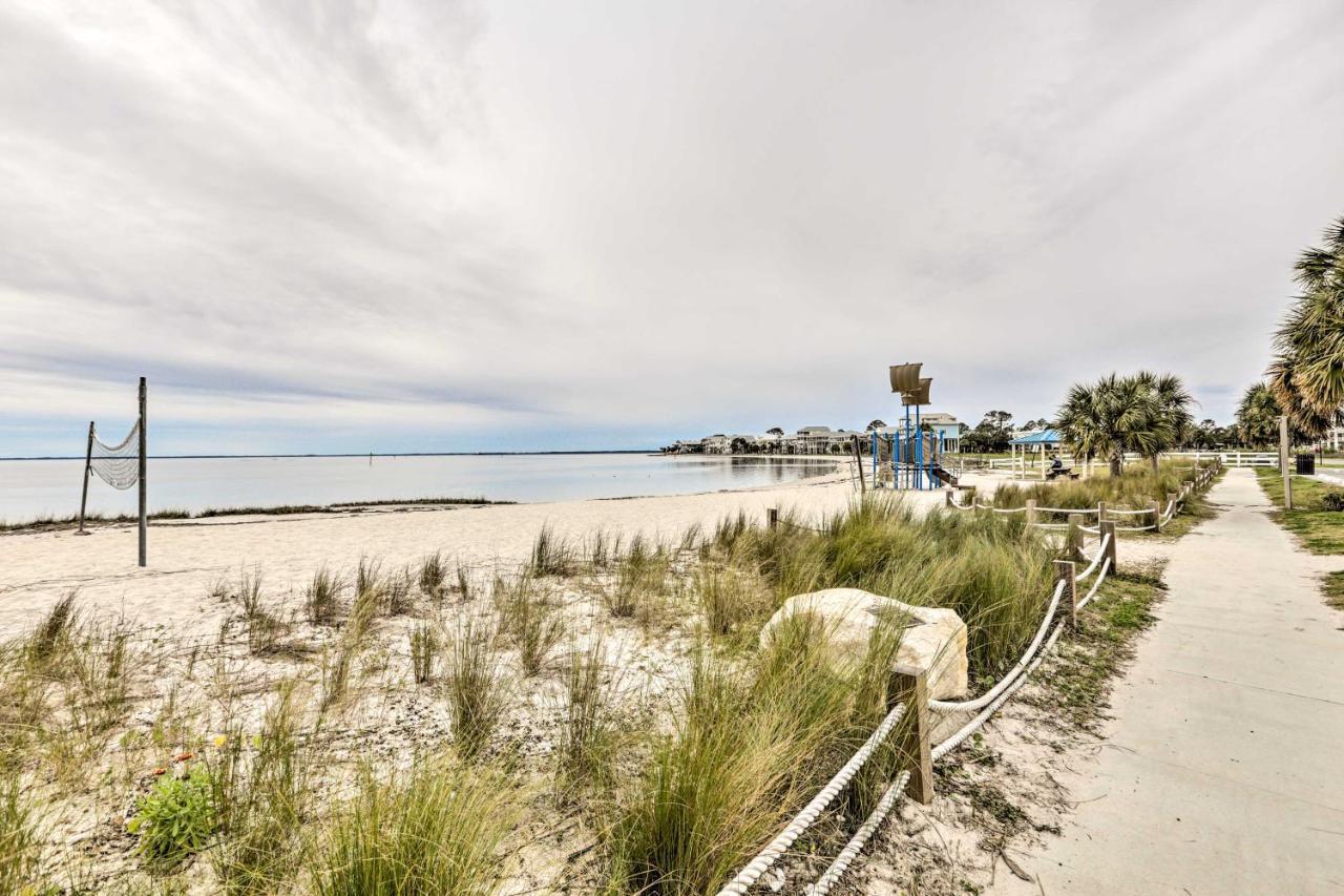 Waterfront Escape With Balcony On Shell Point Beach! Panacea Luaran gambar